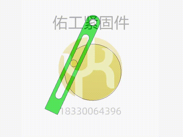 1708830755941512.gif 圖085 用曲柄擺動導(dǎo)桿機(jī)構(gòu) 模擬內(nèi)外槽輪機(jī)構(gòu)運(yùn)動 47.gif