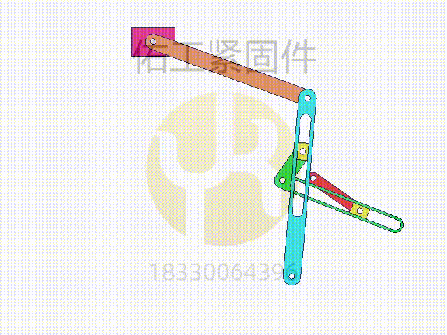 1709180689649648.gif 圖201 轉(zhuǎn)動導桿與擺動導桿串接機構.gif